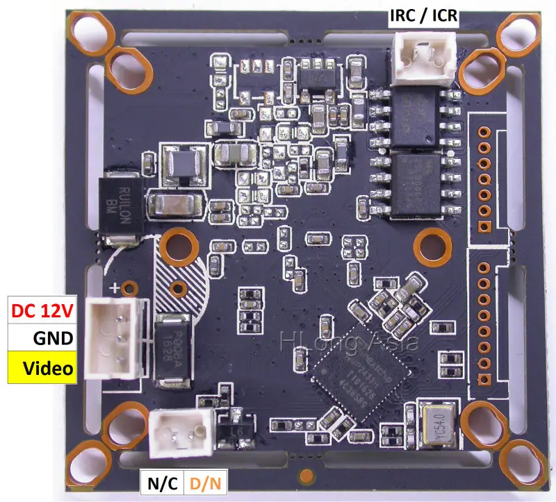 AHD M 1/4 &quotOV9732 CMOS датчик изображения Nextchip NVP2433 плата модуля камеры видеонаблюдения