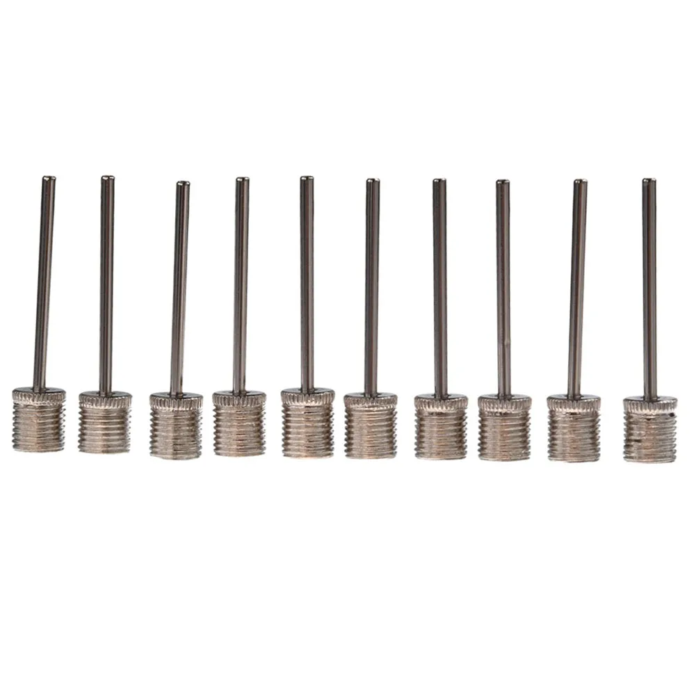 

10 Pcs/Set Sports Inflating Needle Pin Ball Air Pump Nozzle for Football Basketball Soccer C55K Sale