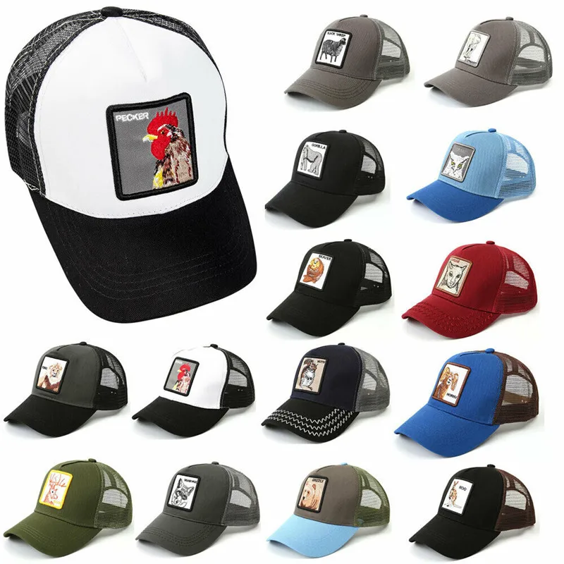Snapback 2019 الصيف الأزياء البيسبول قبعات للرجال النساء الحيوان مزرعة كاب الإخوة Goorin-تنفس MeshTrucker قبعة Snapback 2019 الصيف الأزياء البيسبول قبعات للرجال النساء الحيوان مزرعة كاب الإخوة Goorin-تنفس MeshTrucker قبعة