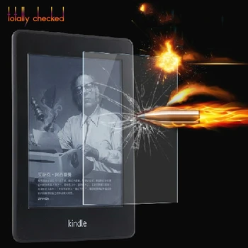 

For Amazon Kindle 8 8th Gen Generation Version 2016 Fundas + Alcohol Cloth + Dust Stickers 9H Tempered Glass Screen Protector