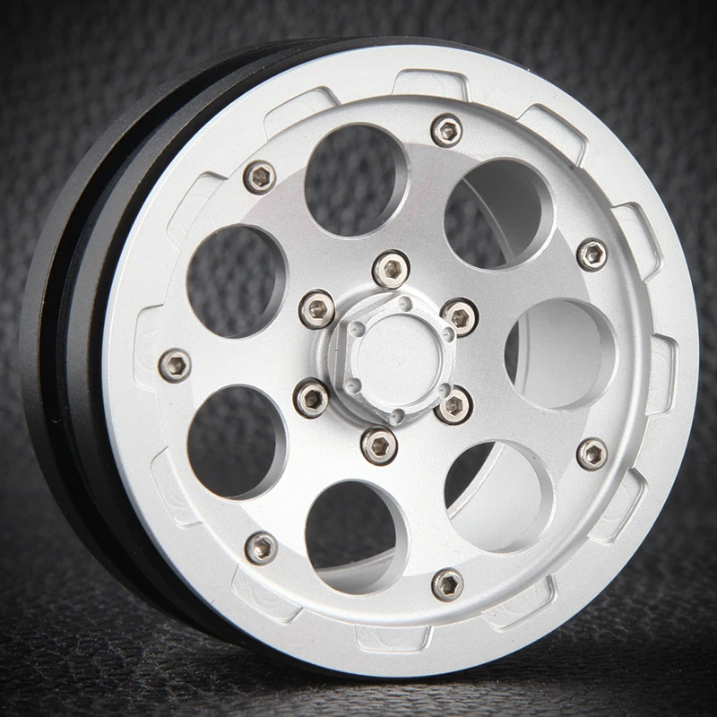 

4pcs 2.2inch CNC Machined Beadlock Crawler Alloy Wheels For Traxxas Trx-4 Trx4 T4 D90 D110 Axial Scx10 90046 90047 90048