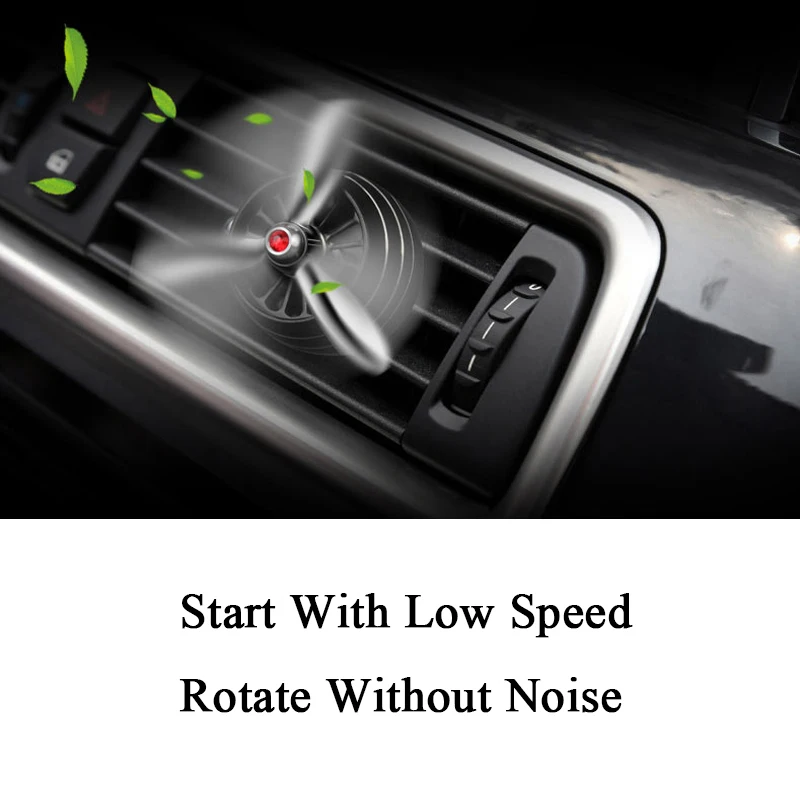 Tancredy 1 Pcs Air Force Car Vent Perfume 3 Fans With Led Lights Decoration Clip Freshener Styling Solid Fra | Автомобили и