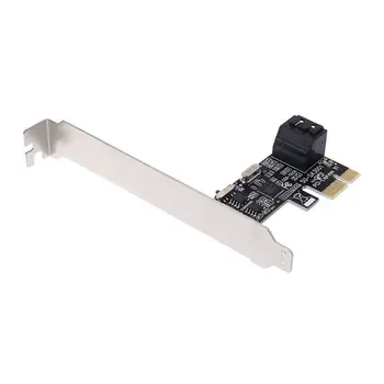

PCI Express 2 Port SATA 3.0 Card 6 Gbps PCI-E PCIE SSD Adapter Low Bracket Computer Components IPFS HDD Mining Board