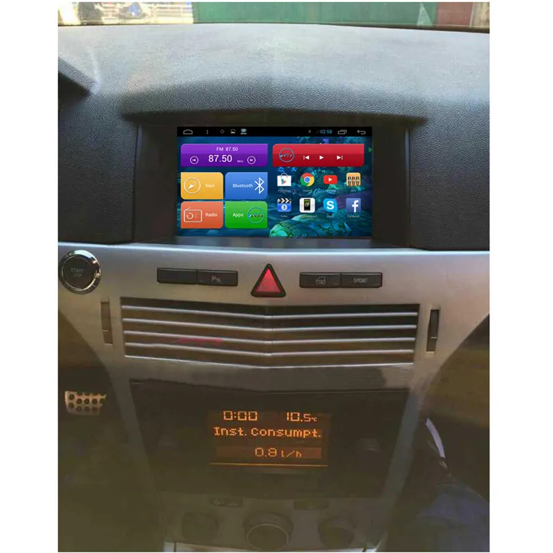 Sale Android 7.1 2GB 32GB Car dvd player GPS navigation Headunit stereo For Opel Astra H 2006-2012 multimedia radio tape recorder IPS 1