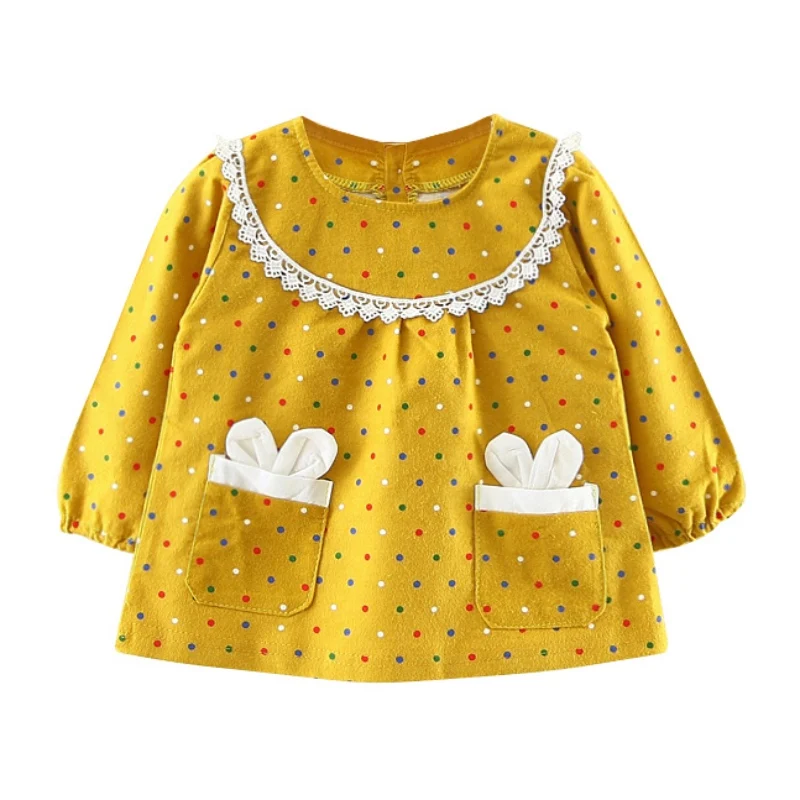 

Children's Dress Spring Girls Long Sleeve Princess Dress for 0-3Y Baby Girl Clothes Dress
