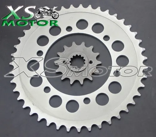 

Black Motorcycle Front Rear Sprockets For Kawasaki Ninja 250R 300 EX250R EX300 Z250 Z300 2008-2018