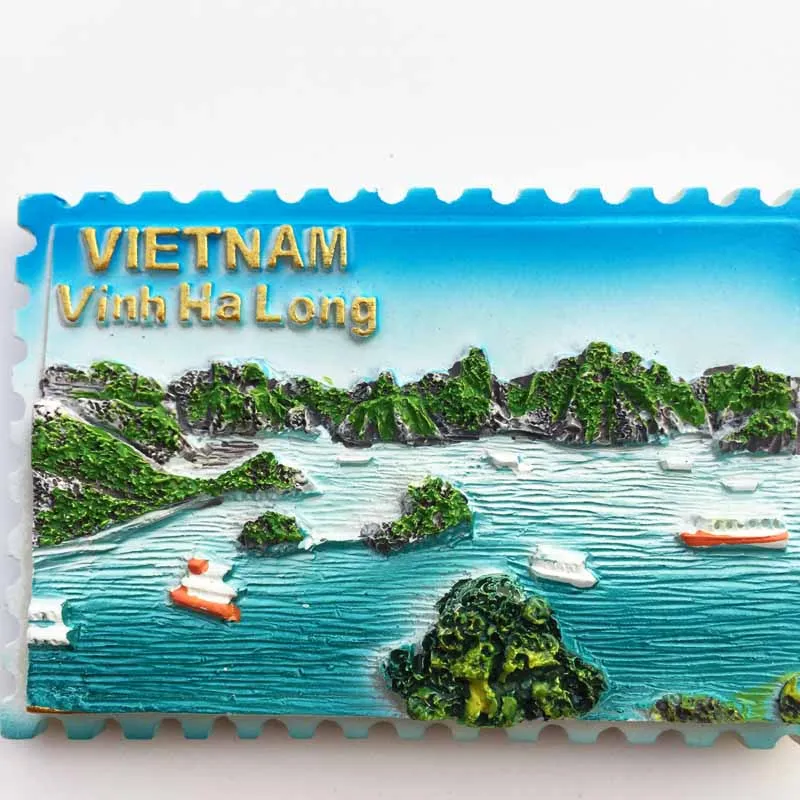 Vietnam Halong Bay рисунок на холодильник стикер креативный Пейзаж холодильник магнитный сувенир кухонное украшение для дома оптом