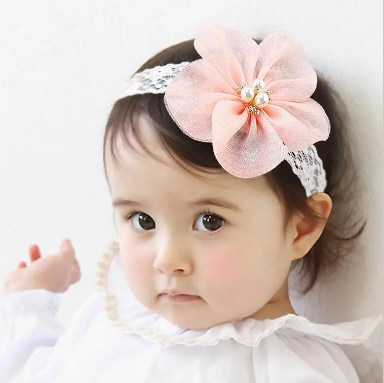 New Fashion Korean  Style Cute  Baby  Pink Headband Hairbands 