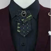 Модный Официальный галстук-бабочка джентльменские Свадебные шоу ювелирные изделия Бабочка с легкой полосой