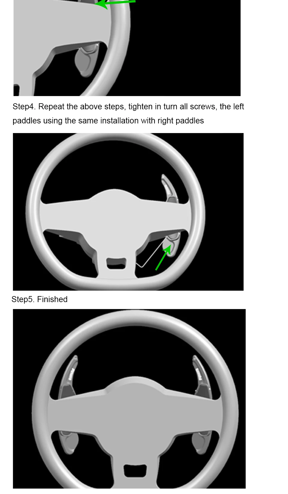 High Quality paddle shifters