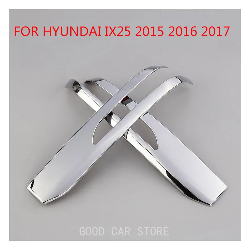 

CHROME ABS For Hyundai Creta IX25 2015 2016 2017 ABS Chrome Rear View cover RearView Mirror Trim Wing Decoration Accessories