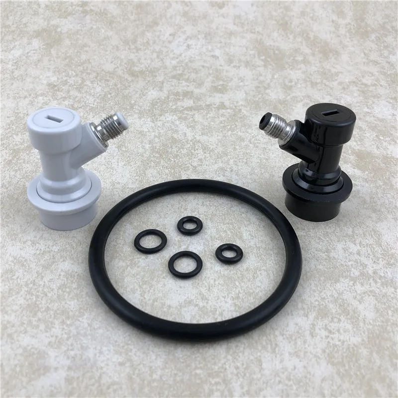 

Food Grade Rubber Seal Gasket O-Ring with Keg Ball Lock Thread Disconnects for Beer Brewing Keg