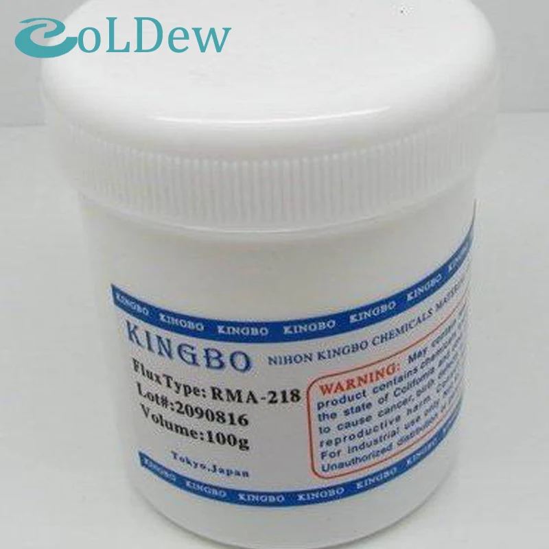 

Free shipping 3PCS/Lot 100g Kingbo Soldering Flux Solder Paste Grease Kingbo RMA 218 for bga smt solder solding flux