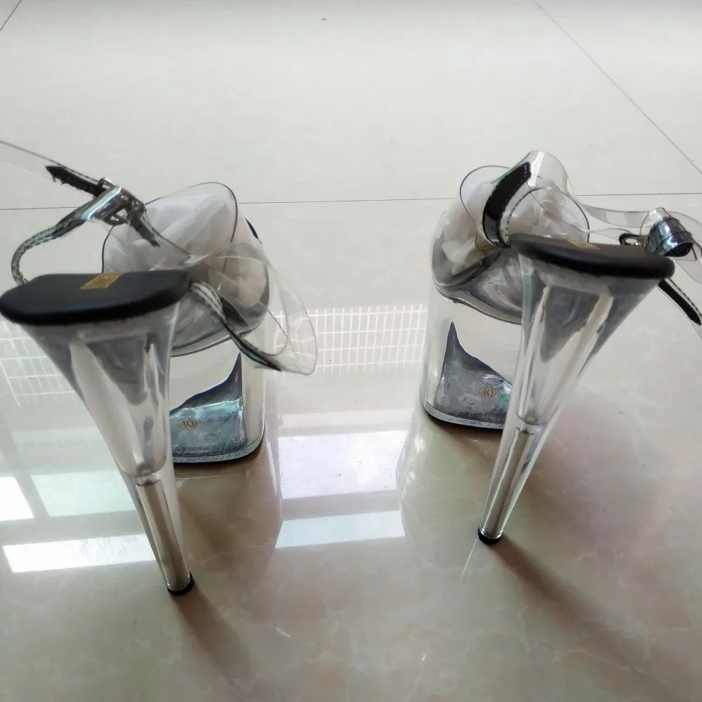 Classic open-toe sandals, summer 20cm high heels 8 inches pole dancing/performance/Star models, dancing shoes