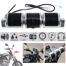 Водонепроницаемый Bluetooth музыкальный плеер для мотоцикла с fm-радио и MP3 USB наушниками Aux In для мотоцикла мотоцикл Bycycle