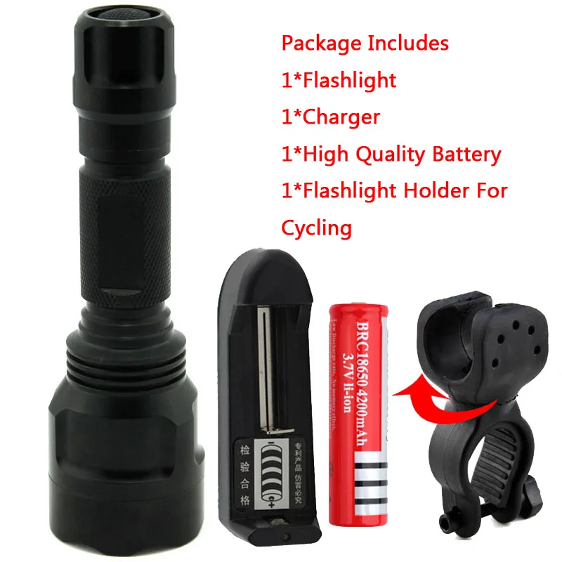 

powerful led flashlight XML T6 XM-L2 torch Flashlight led lantern lanterna lamp Hiking Camping Waterproof flash light