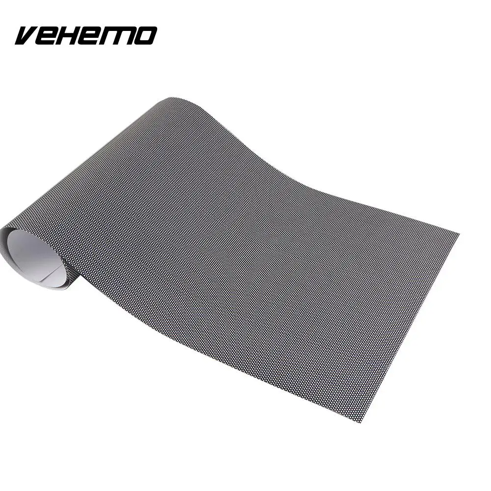 

VEHEMO Mesh Film Auto Car Headlight Taillight Fog Lamp Brake Light 30x100CM Black