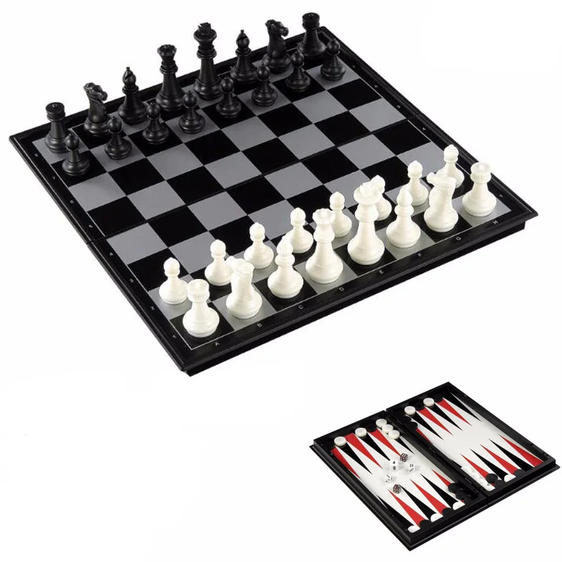 Buy Chess Foldable chessboard Puzzle chess Game Toy