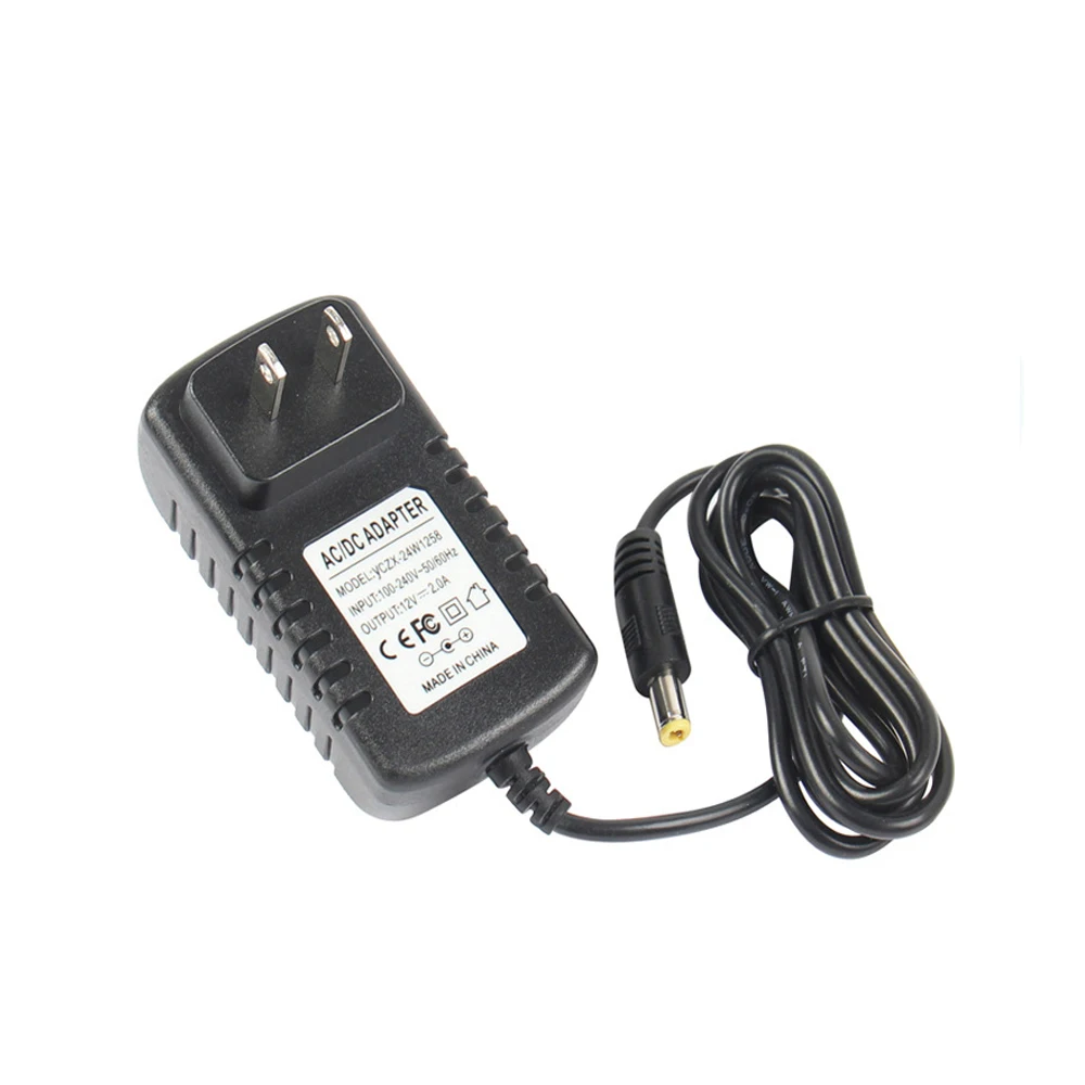 AC100-240V конвертер DC12V 24 В 2A 2000mA Plug Питание eu/us/uk/au для светодио дный полосы света, камер безопасности