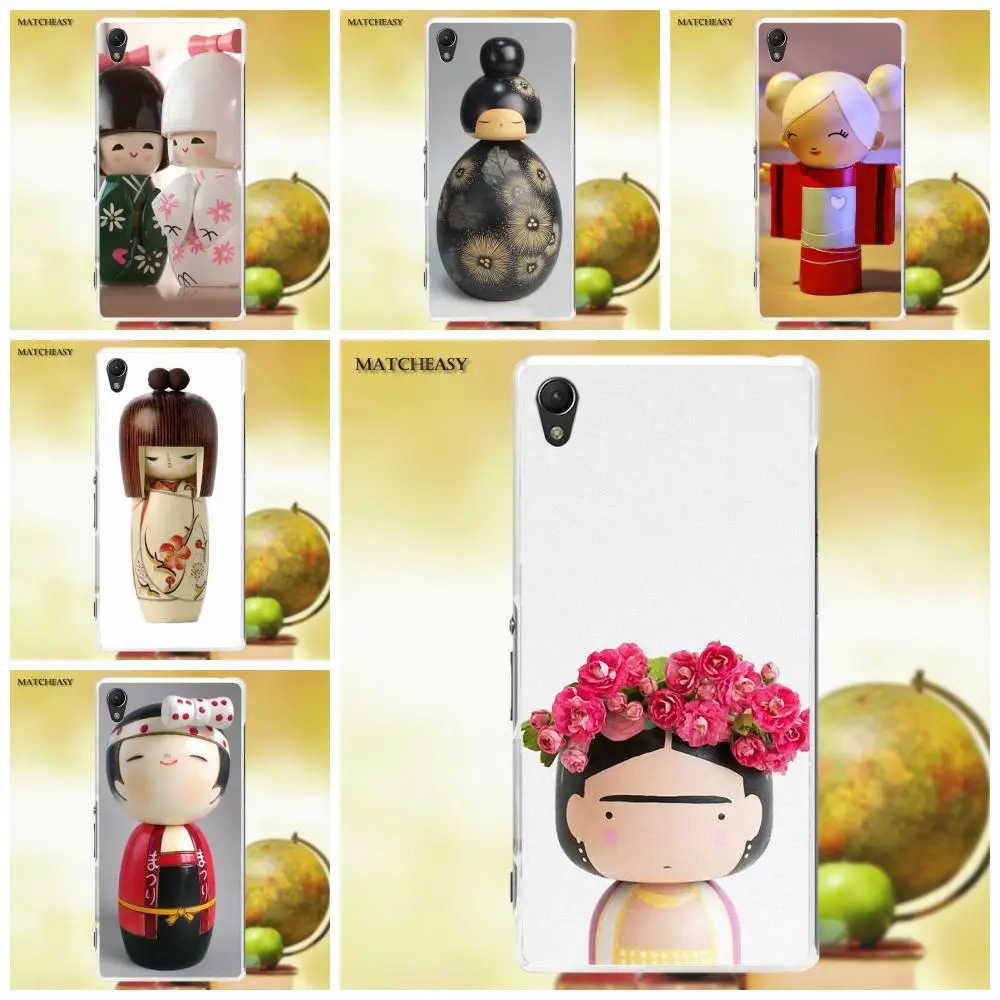 Oedmeb Мягкий защитный чехол из ТПУ японской весенней куклы Kokeshi для Sony Xperia Z Z1 Z2 Z3 Z4 Z5