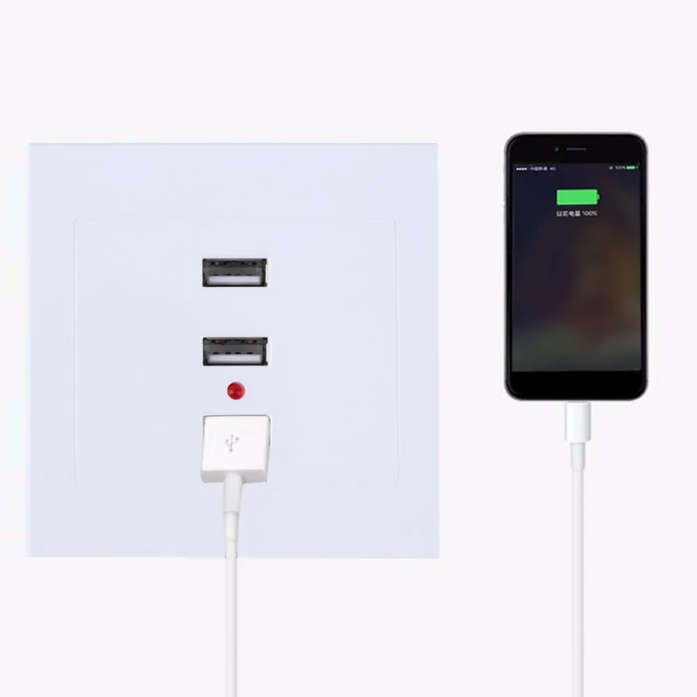Главная полезная 3 Порты и разъёмы USB Смарт зарядное устройство розетка 220V 5V для сотовый телефон, ПК белого цвета