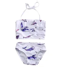 Детские купальники для девочек Новинка года, милые детские купальник бикини для девушек Tankini купальник бикини для плавания ванный комплект купальник От 1 до 5 лет