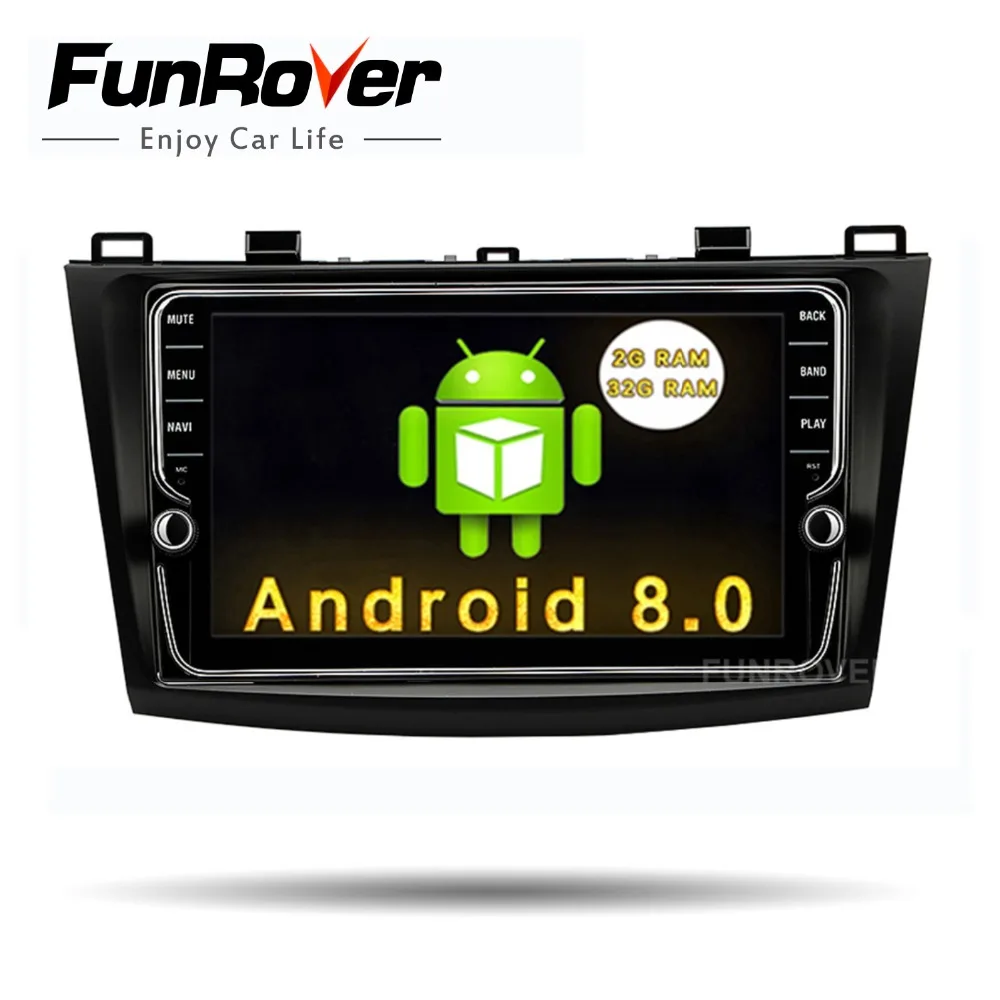 

Funrover 2 Din IPS Android 8.0 Car DVD Player For Mazda3 Axela 2009-2012 Car Multimedia gps navigation Car Radio Player 2G 32G