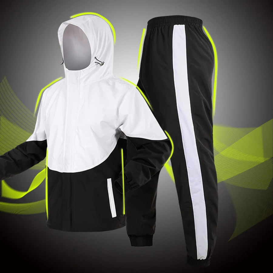 

Outdoor Men Women Raincoat Motorcycle Rain Pants Lightweight Waterproof Suit Adult Raincoat Riding Impermeable Rainwear Fashion