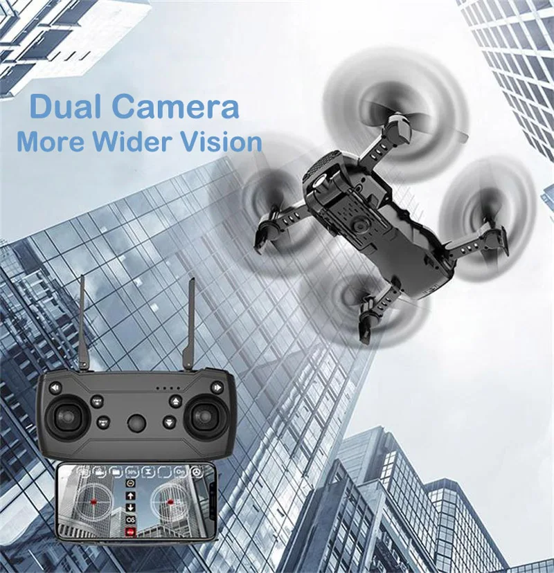 Складной Радиоуправляемый Дрон Teeggi M69G FPV с 1080P HD камерой Wi Fi оптическим потоком