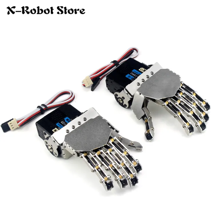 

Robot hand-five fingers/Metal manipulator arm/Mini bionic hand/Humanoid robot arm/gripper/Robot palm/QDS-15RO servo