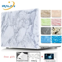 Мраморный кейс для ноутбука, лэптопа для Apple Macbook Air retina 11 12 13,3 15,4 дюймов для Mac book Pro 13 15 A1706 A1707+ чехол для клавиатуры