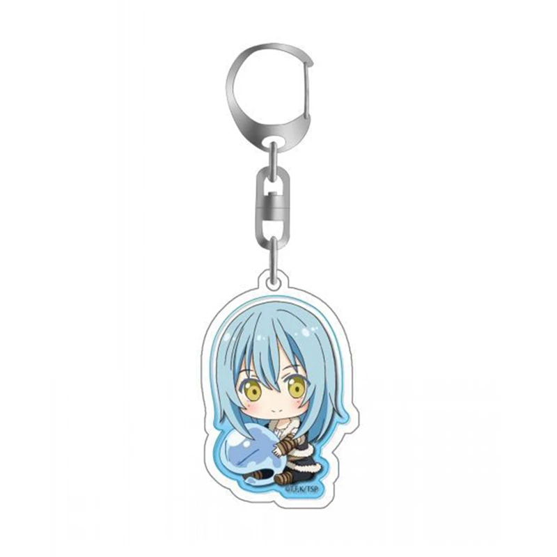 

Anime Keychain That Time I Got Reincarnated As A Slime Cosplay Key Ring Rimuru Tempest Keychain Cartoon Ornament Gift