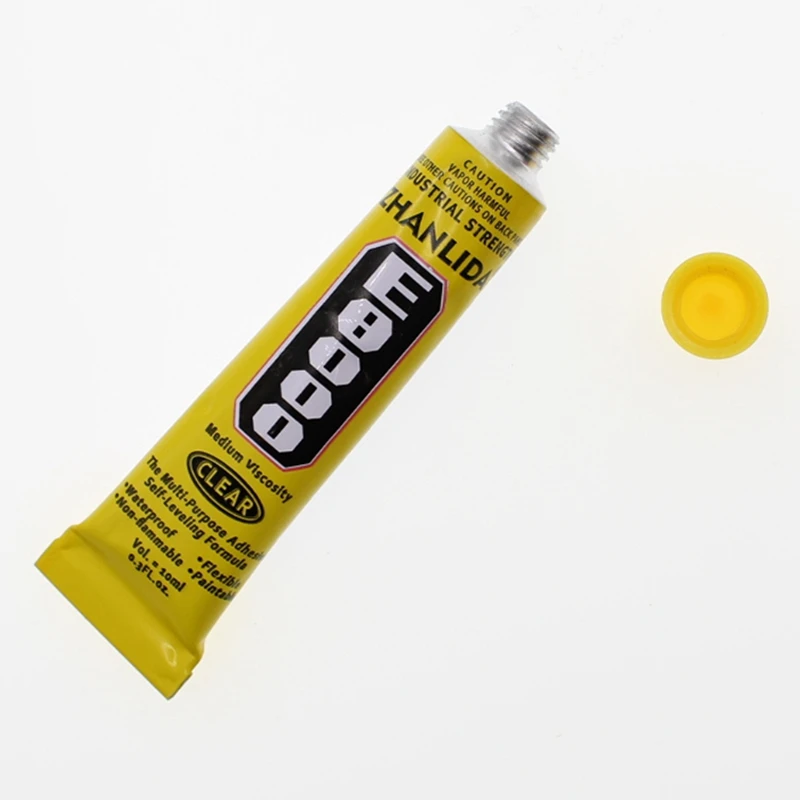 10ml Industrial Liquid E8000 Glue Touch Screen Textile Fabric Crystal Adhesive 4