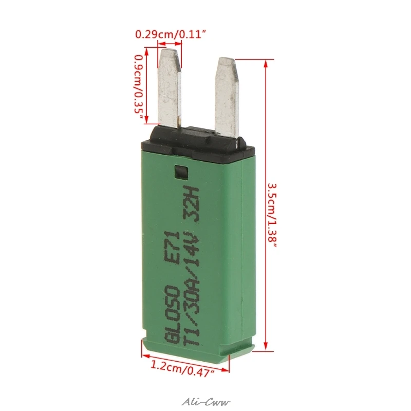 5-30A Mini Automotive ATM Circuit Breaker Blade Fuse 12V Resettable Car Boat Van