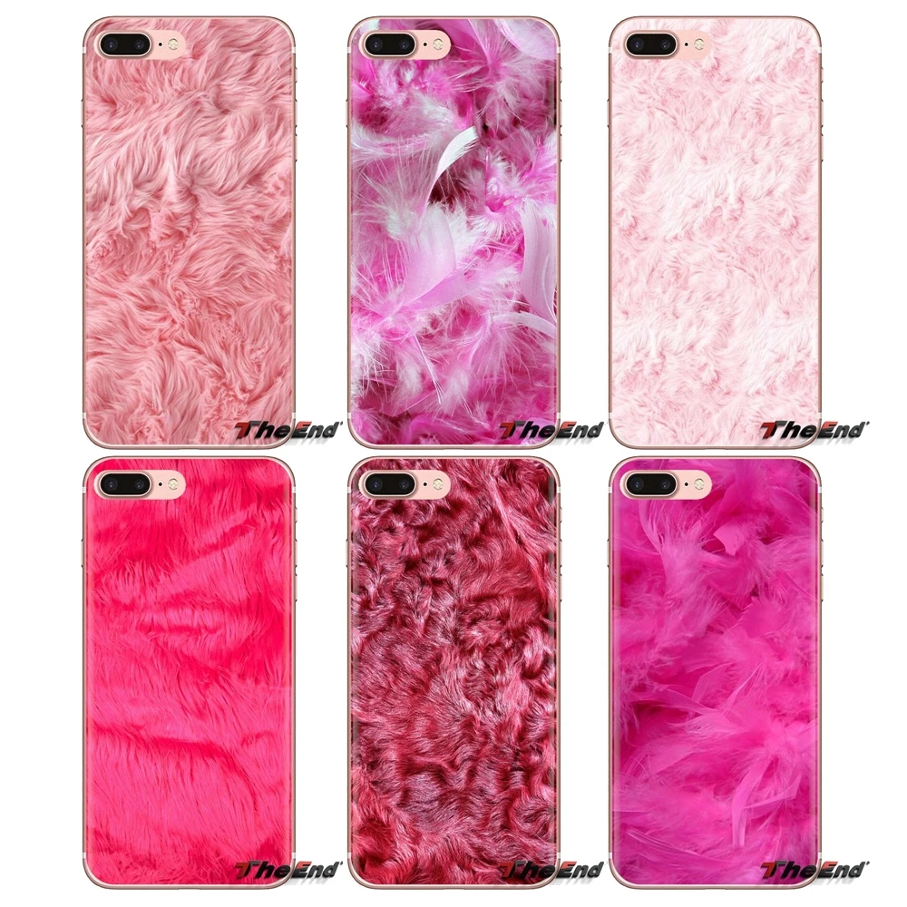 Fluffy fur pink Sweet Art Transparent TPU Cover Bag For Oneplus 3T 5T 6T Nokia 2 3 5 6 8 9 230 3310 2.1 3.1 5.1 7 Plus 2017 2018 |