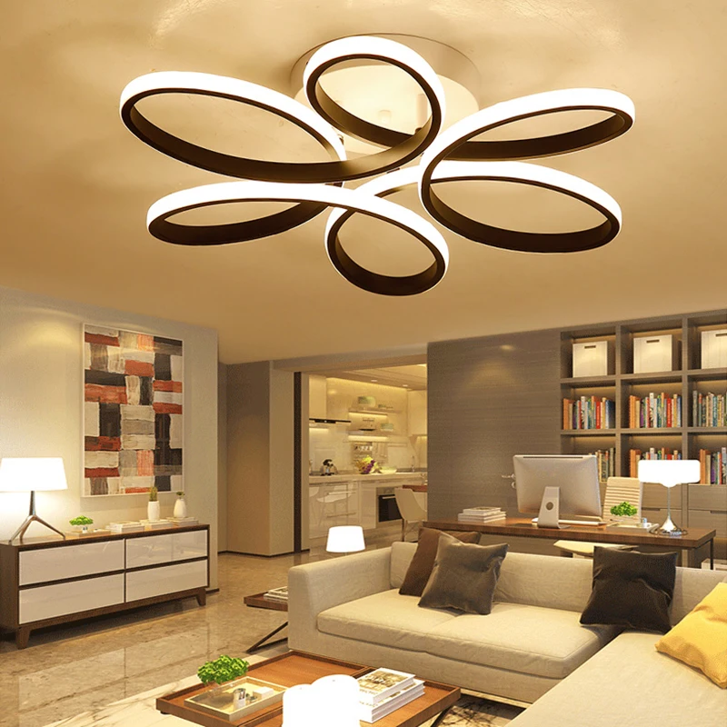 

2017 Modern LED Acrylic Ceiling Lights fixtures For Bedroom Dining Room luminaire Simplicity Ceiling Lamp lamparas de techo