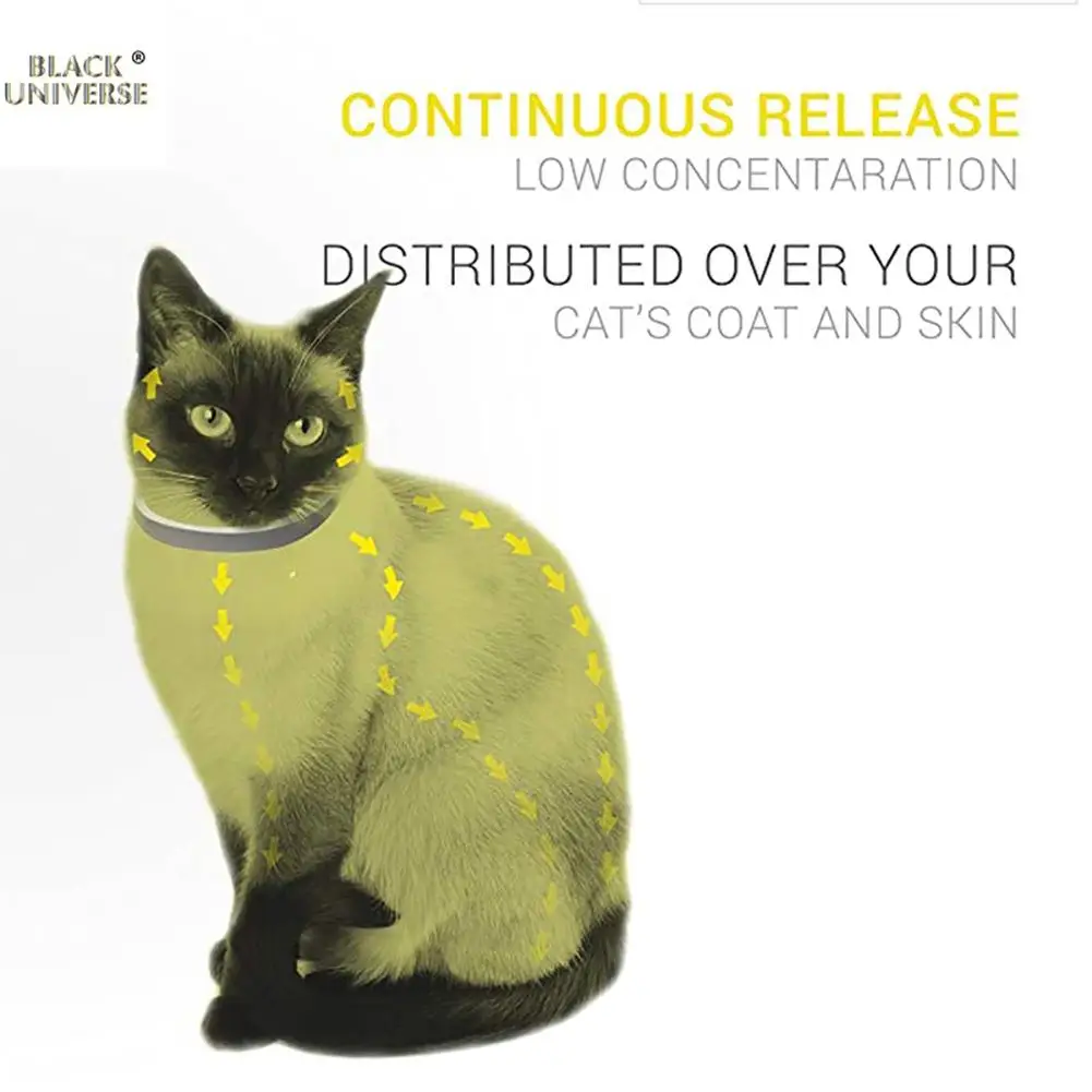 Dog Collars & Leashes Cat Anti Flea Mite Tick Collar Deodorize Natural