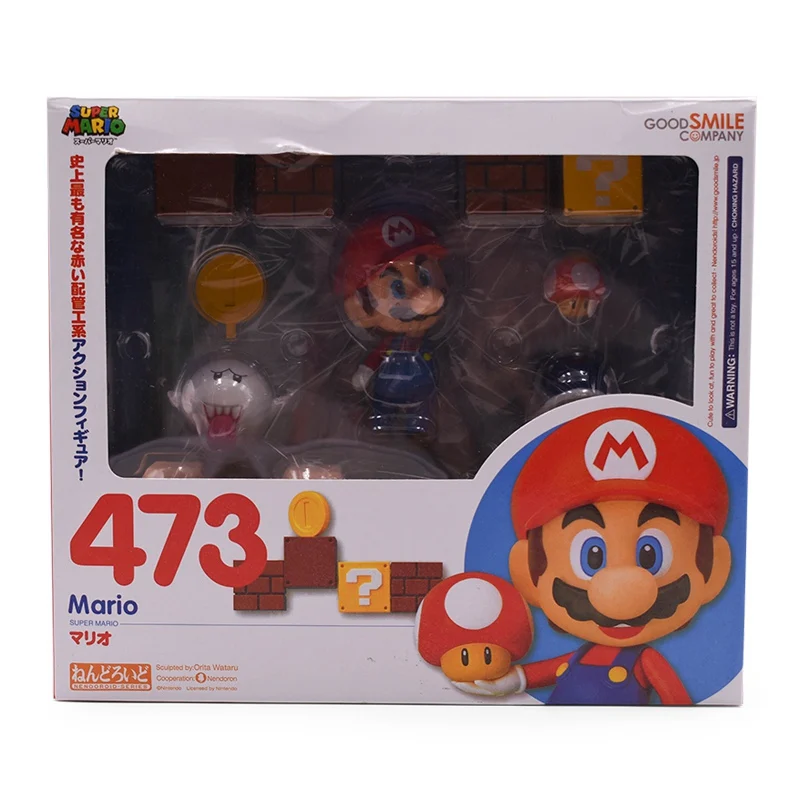 Hot Super Mario Bros Figure Toy Mario With Toad Mushroom Goomba Ghost Bullet Great Model Doll Set