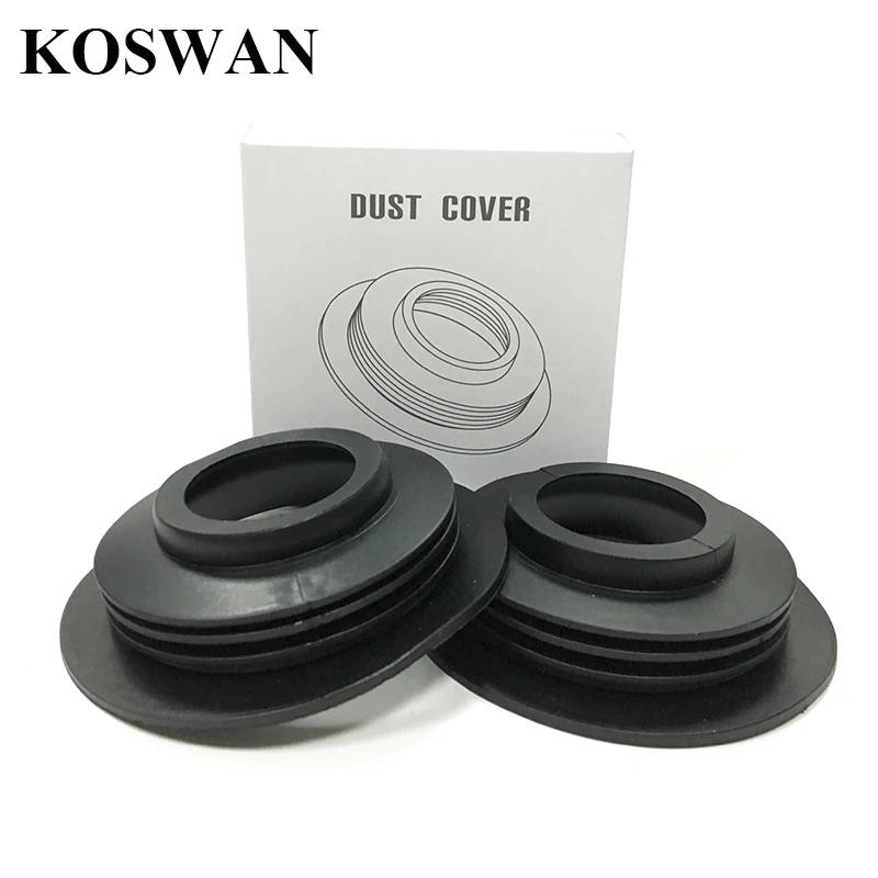 2x Universal LED Headlight Seal Dust Seal Cover For HID LED Conversion LED kit No More