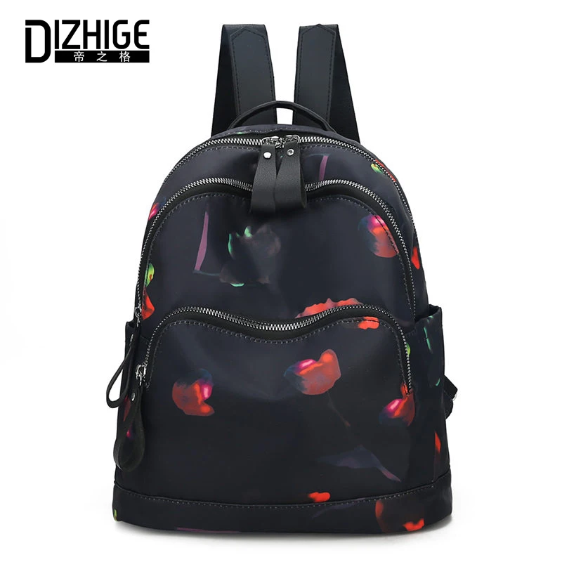 

DIZHIGE Brand Luxury Waterproof Oxford Women Backpack High Quality School Bag For Women Multifunctional Female Zipper Travel Bag