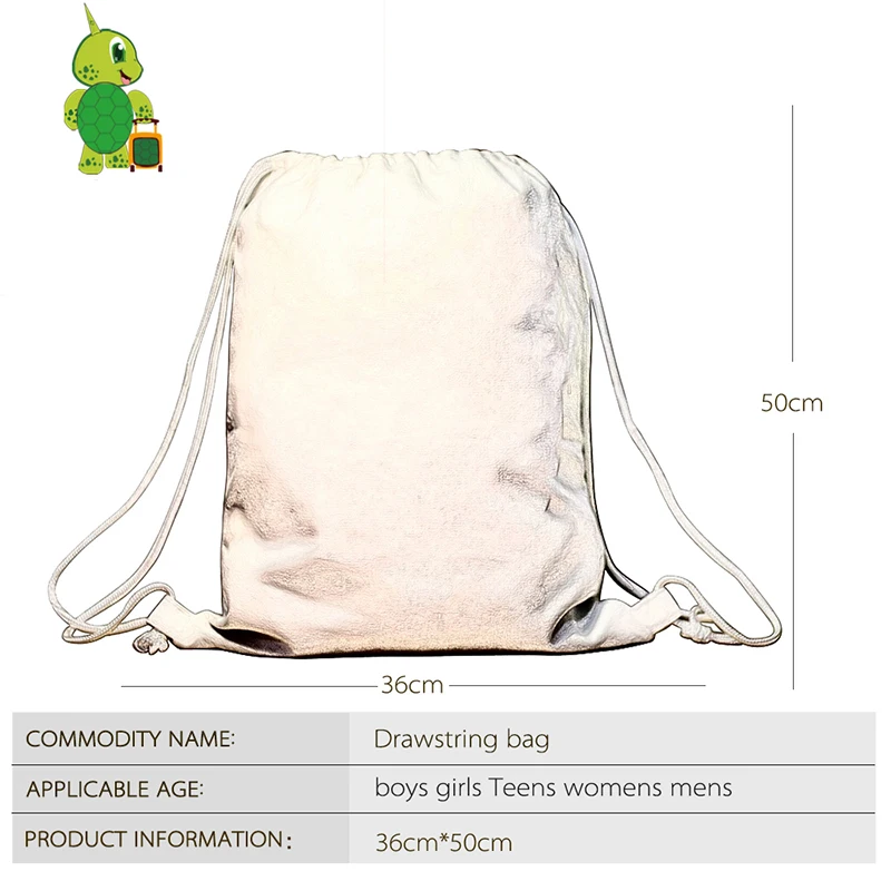 Meninos Meninas Com Cordão Mochila Escolar Saco