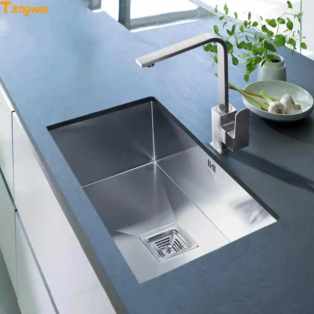 Detail Feedback Questions About Free Shipping Vegetable Washing Free Shipping Vegetable Washing Basin Groove 304 Stainless Steel Undercounter Hand Slot Kitchen Sinks