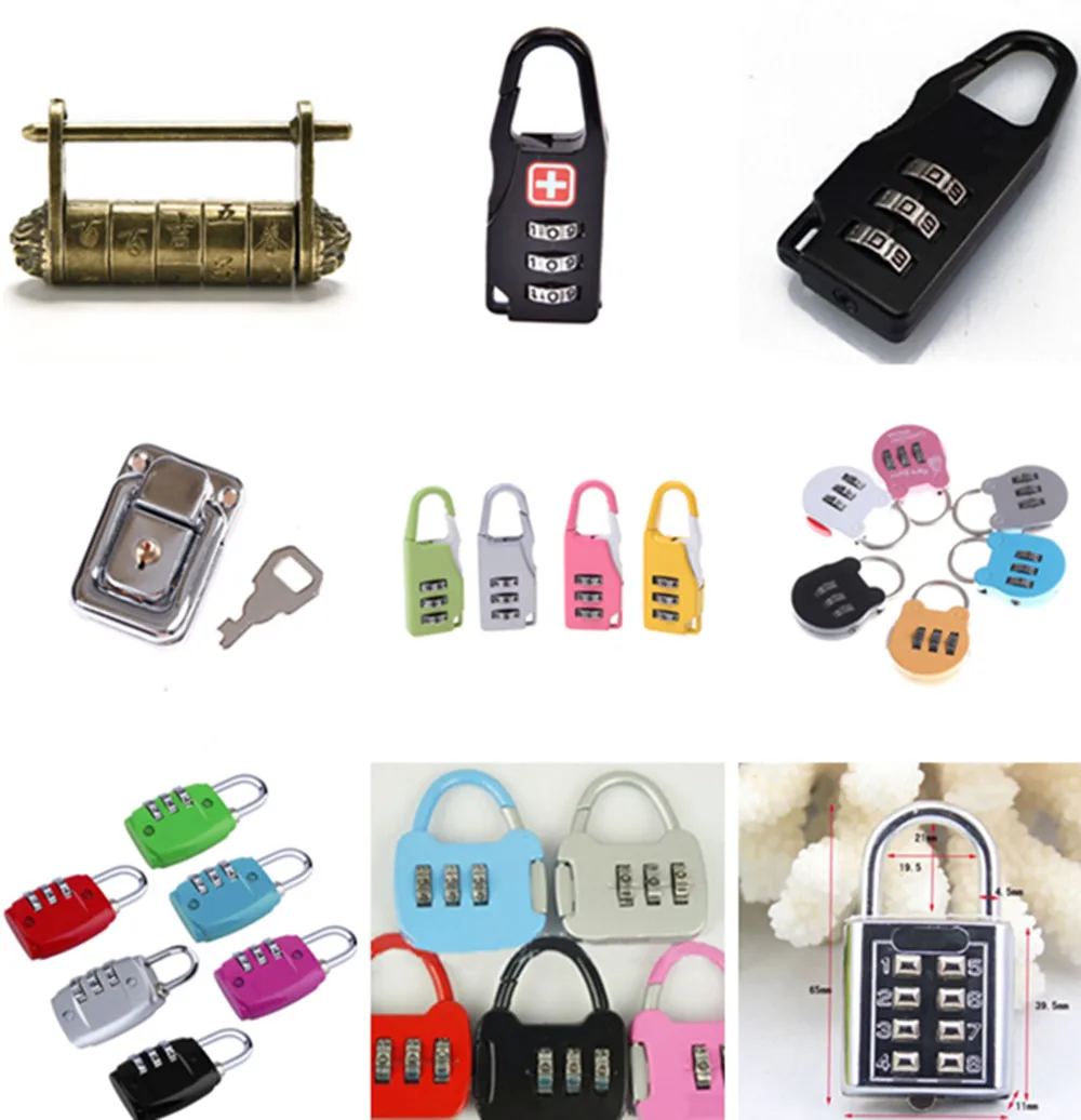 

Nice Digit Dial Combination Code Number Lock Padlock For Luggage Zipper Bag Backpack Handbag Suitcase Drawer Durable Locks