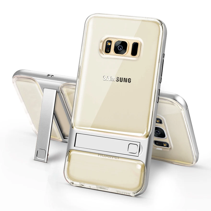 ITEUU PC ТПУ чехол с подставкой для Samsung Galaxy S8 Plus чехлы мягкий ударопрочный S8Plus|case for