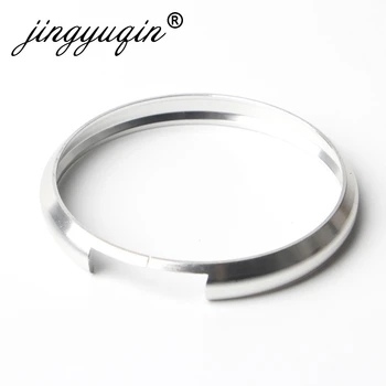 

jingyuqin 20pcs/lot Chrome Silver Key Ring for BMW MINI key