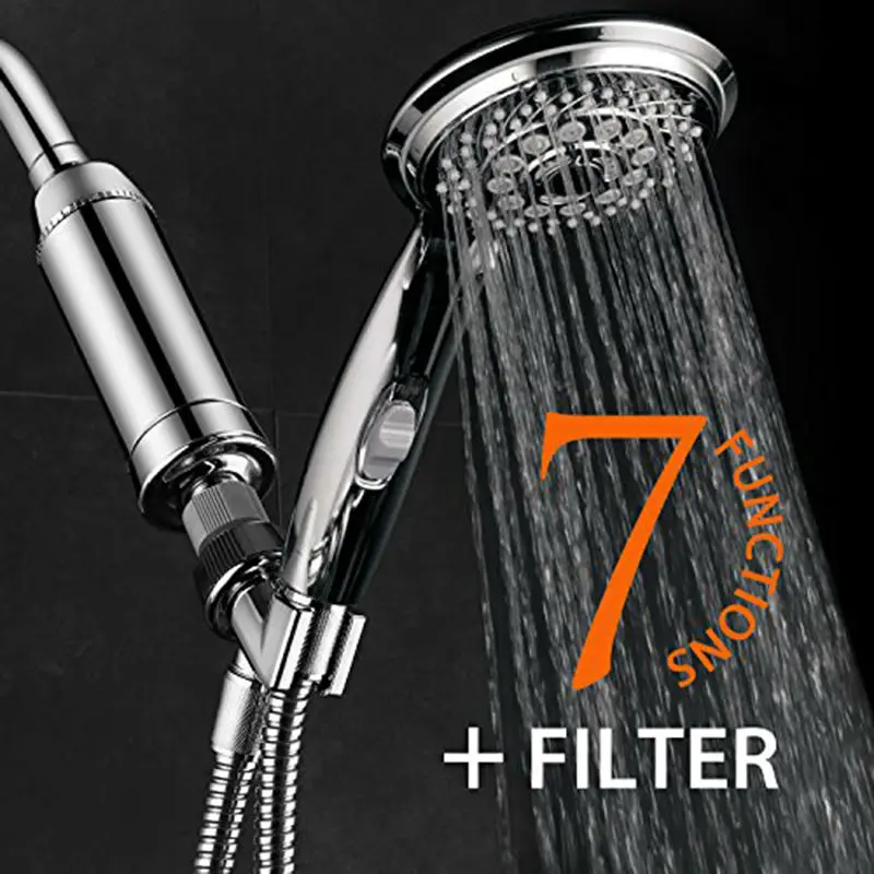 

2pcs/lot Best KDF Dechlorine Shower Filters 5 Stages Spa Shower Filtration for Skin Hair Personal Care Free Shipping