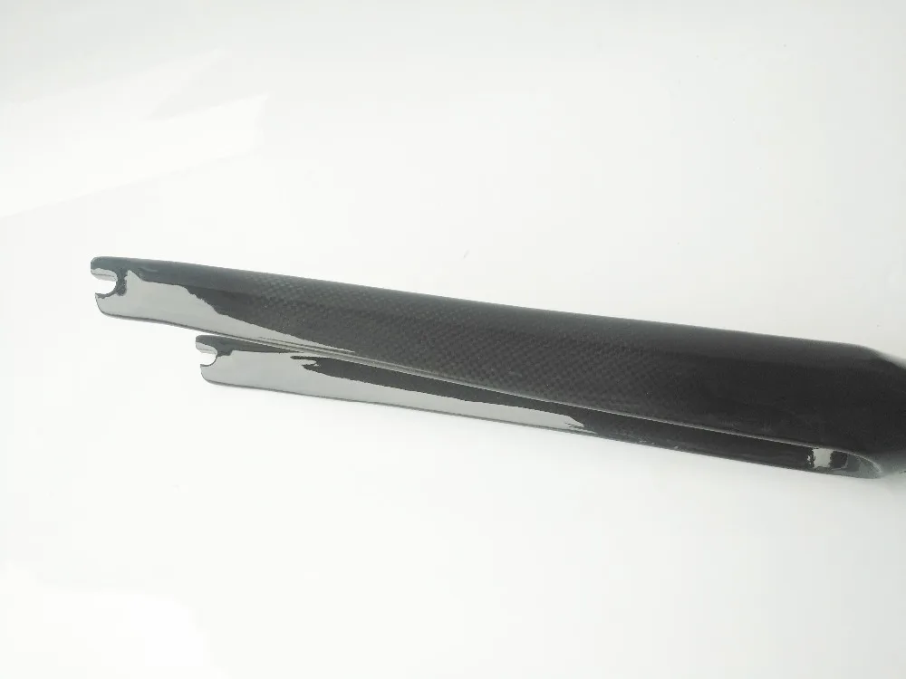 Китайская дешевая углеродная вилка 700C 1 1/8 ''матовая/глянцевая UD/3 K V Велосипедная вилка 28,6