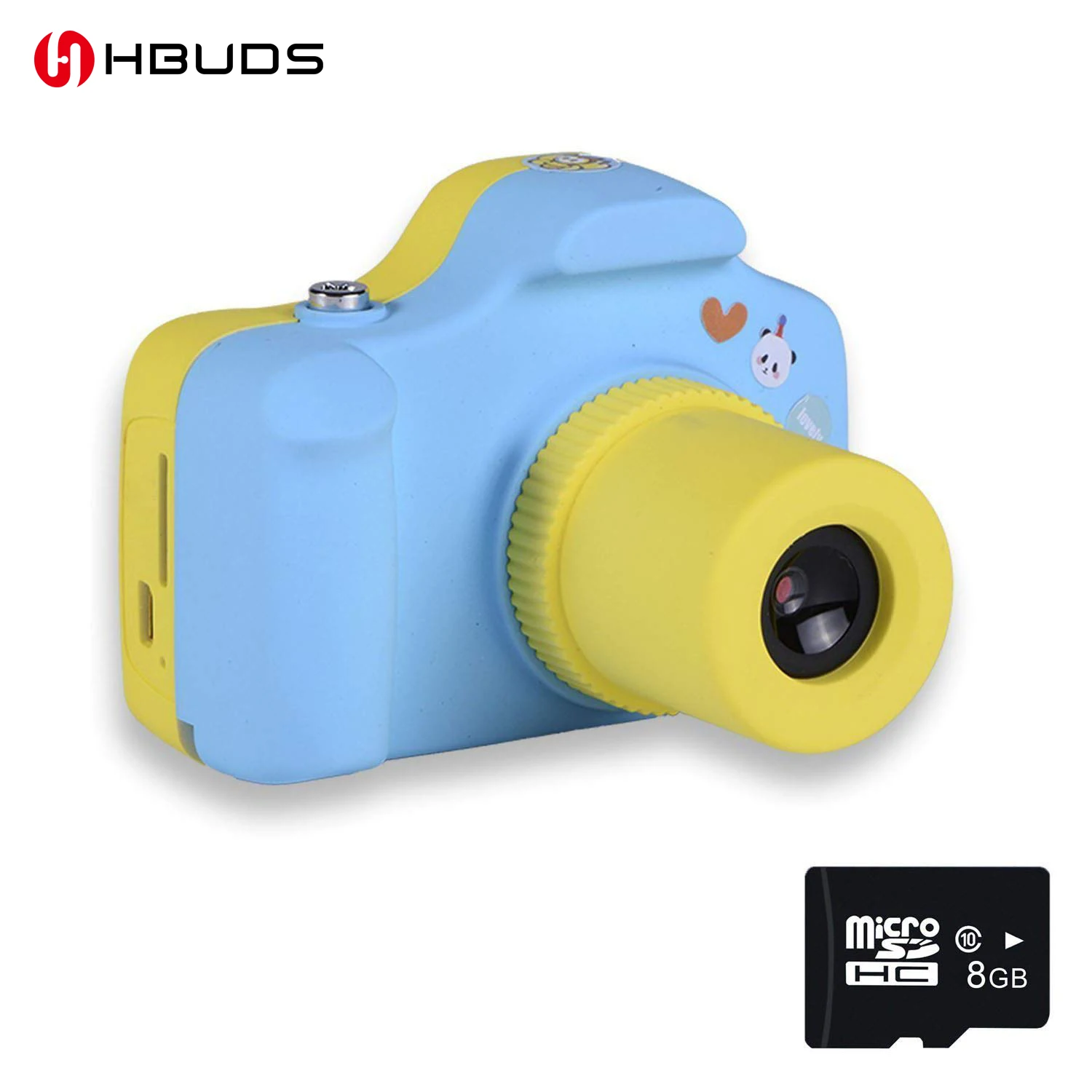 HBUDS 1.5 Inch 2MP 1080P Mini Camera Digital Camera for Kids Baby Cute Cartoon Multi-function Toy Camera Children Best Gift