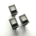 KCD1-104 On-Off 4 pins 6A 250V 10A 125V black
