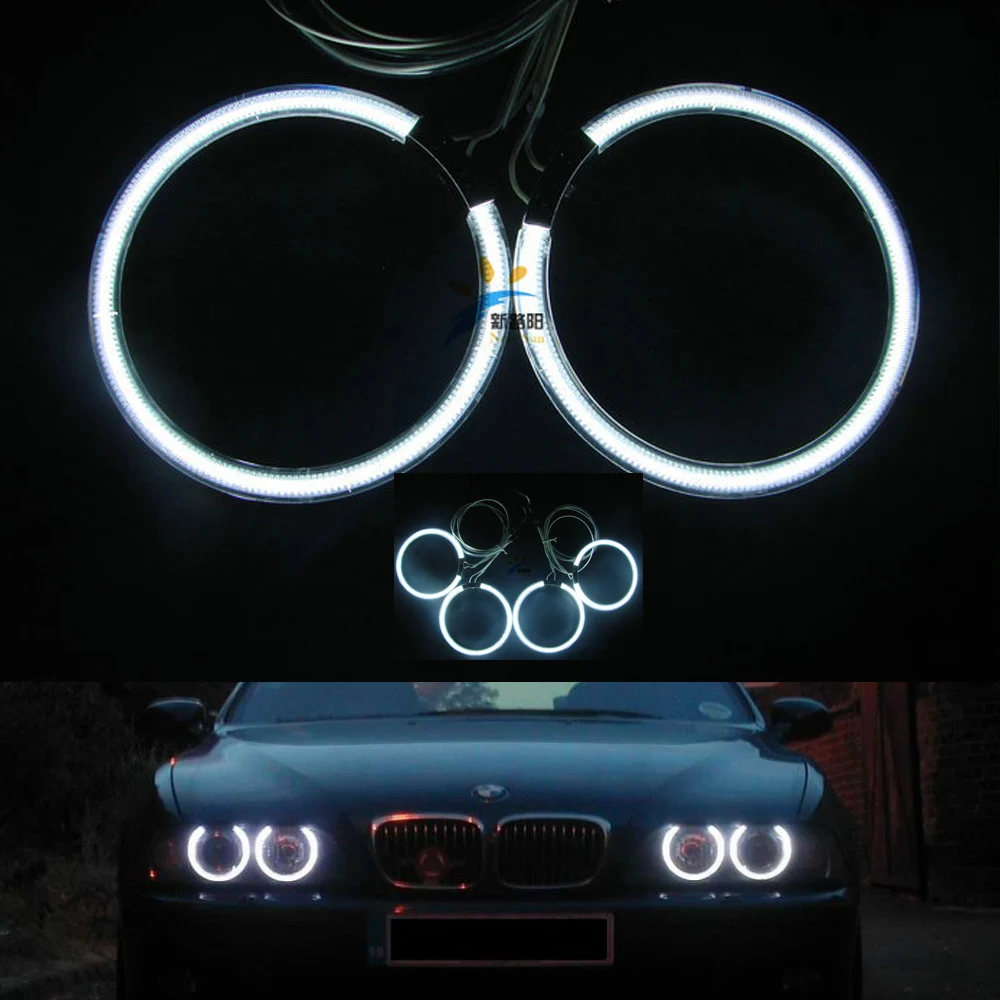 4pcs 120mm Car Angel Eyes Halo Light Lamp CCFL Halo Light 7000K Xenon